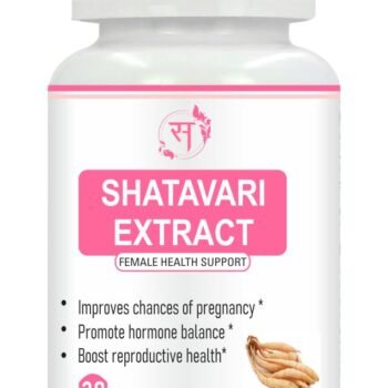 Himalayan Organic  Herbs Shatavari Extract Capsule , Promotes lactation, Harmonal imbalance, 30 Count